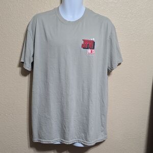 Japan Chest Graphic Tee - Light Gray